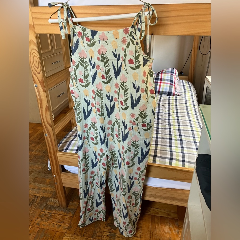 pink chicken jumpsuit